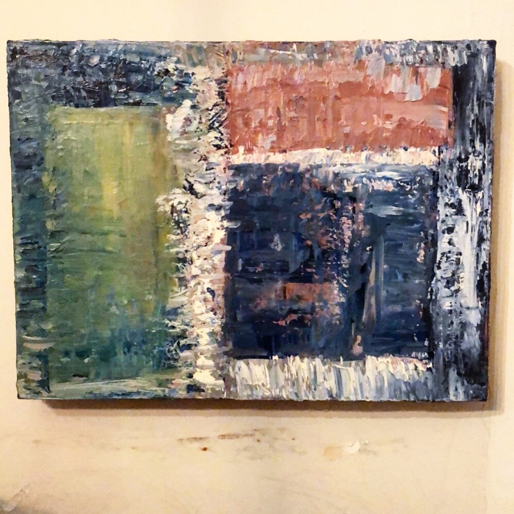Abstract art oil painting